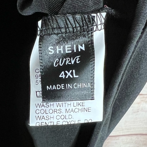 NWOT Shein Curve Bodysuit Skeleton Hands - Picture 3 of 6